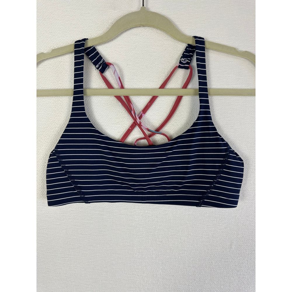 Carve Designs Sports Bra Women's S/M‎ Striped
